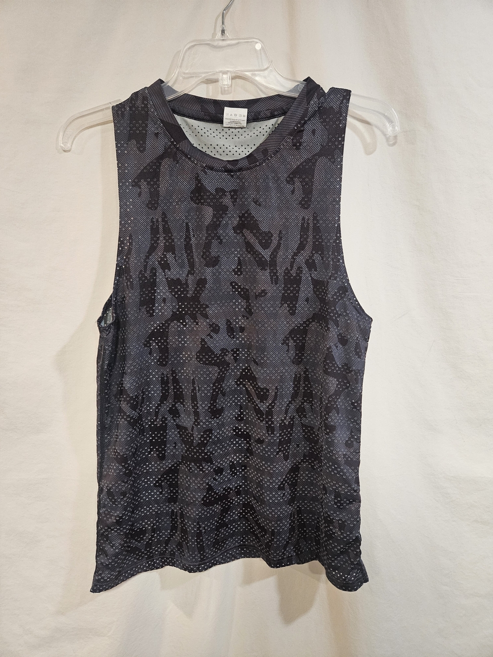 Athleta Performance Sleeveless Tank - Black Charcoal Camo